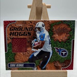 Eddie George Titans Ground Hoggs Card